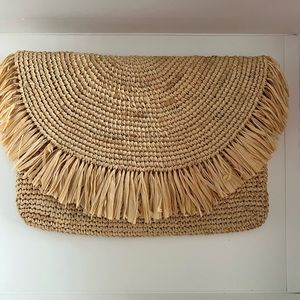 Mar Y Sol Raffia clutch/crossbody bag NWT